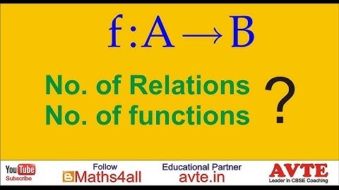 No. Of Relations/Functions/Binary Operations | must for XI,XII,IIT,StateBoards | |BoardExams||