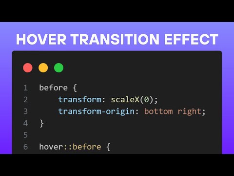 CSS ::before and ::after Mouse Out Transition Effect | CSS Hover Effects Tutorial