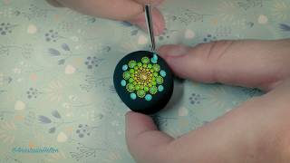 Mandala Stone Time-Lapse Painting