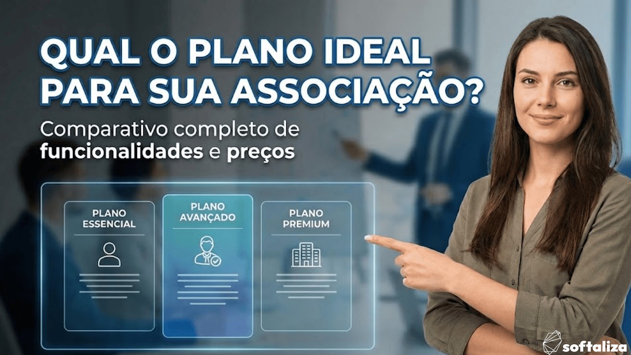 Planos do sistema de gestão de associados da Softaliza