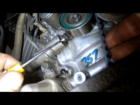Honda / Acura V6 engine ticking,  knocking, rattle noise from bad timing belt tensioner