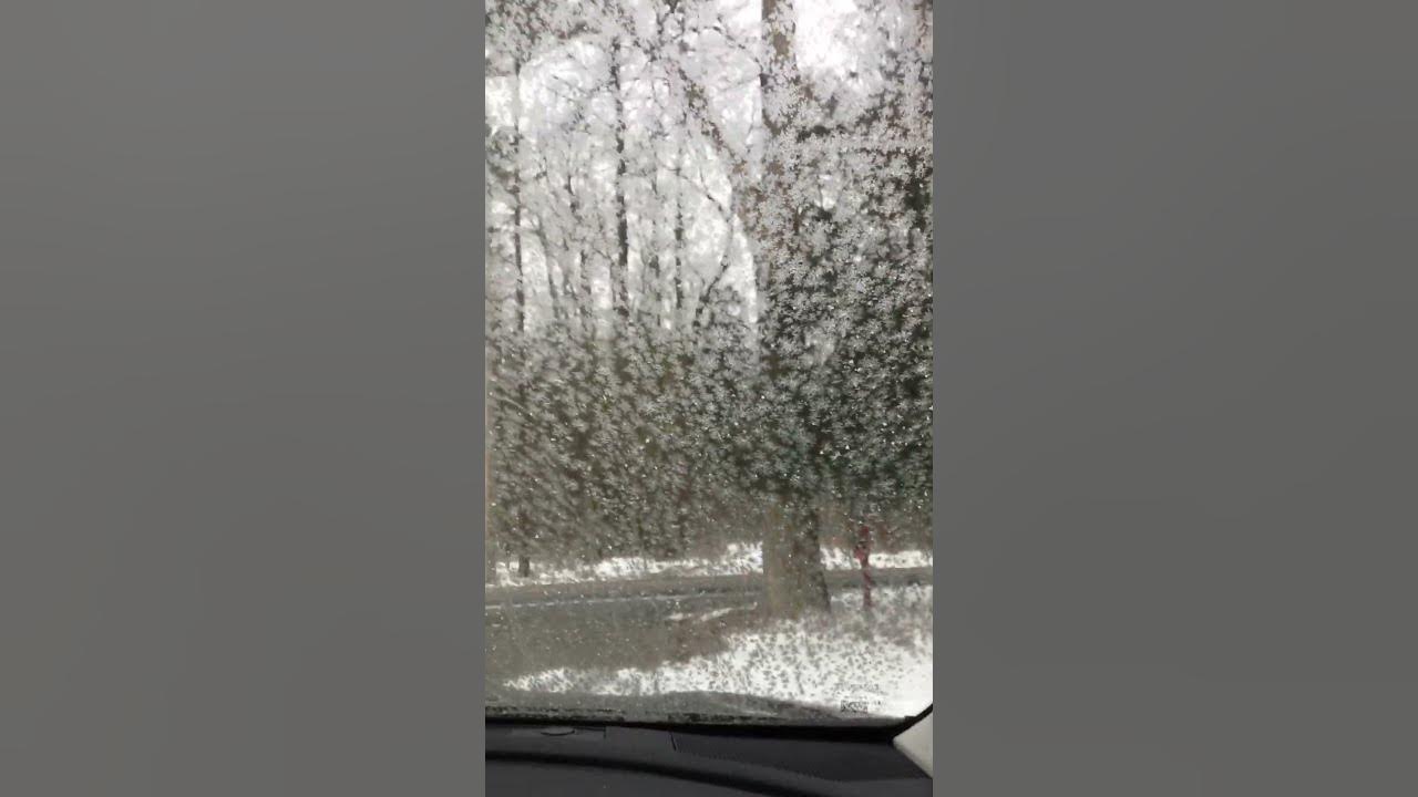 Frozen windshield - YouTube