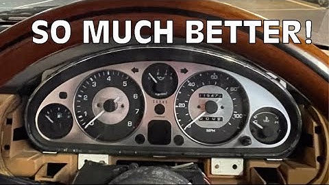 How To Customise Instrument Cluster In A MX5 MK1/Miata