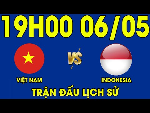 🔴U23 Việt Nam - U23 Indonesia | Việt Trì Rực Lửa, Thầy Park Quyết Nuốt Chửng Gã Indo (Hiệp 1)