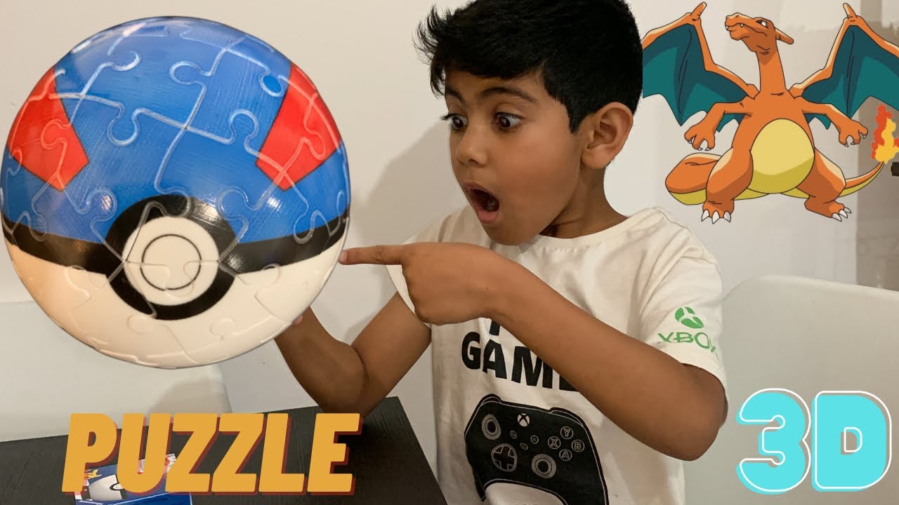 Pokémon Pokeball Puzzle 3D Neuf – Devient Une Vraie Pokéball