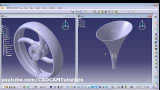 CATIA Training Course Exercises for Beginners  10 | CATIA Multi Sections Solid Practice Drawings