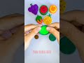 DIY Making a Clay Avocado - Creative Play for Kids #kidsfun #kidscrafts #kidsvideo #shorts