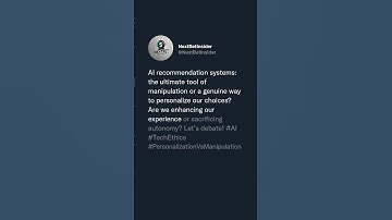 🔍 AI recommendation systems: the ultimate tool of manipulation or a genuine way to personalize ou...
