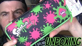 HORI SPLATOON 2 NINTENDO SWITCH CASE UNBOXING AND TEST