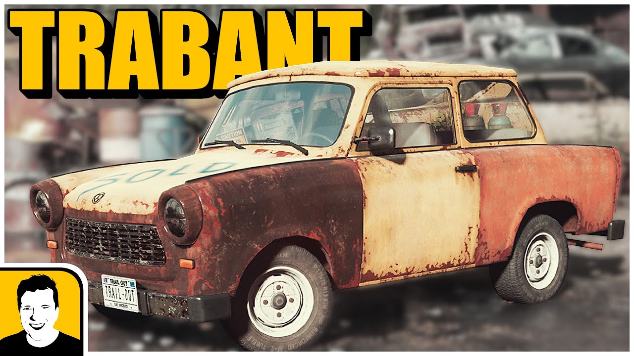 TRABANT, TUNING, DESTRUKCE - TRAIL OUT - YouTube