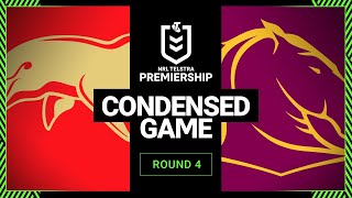 Nrl Highlights  Nrl 2023  Dolphins V Brisbane Broncos  Condensed Match Round 4