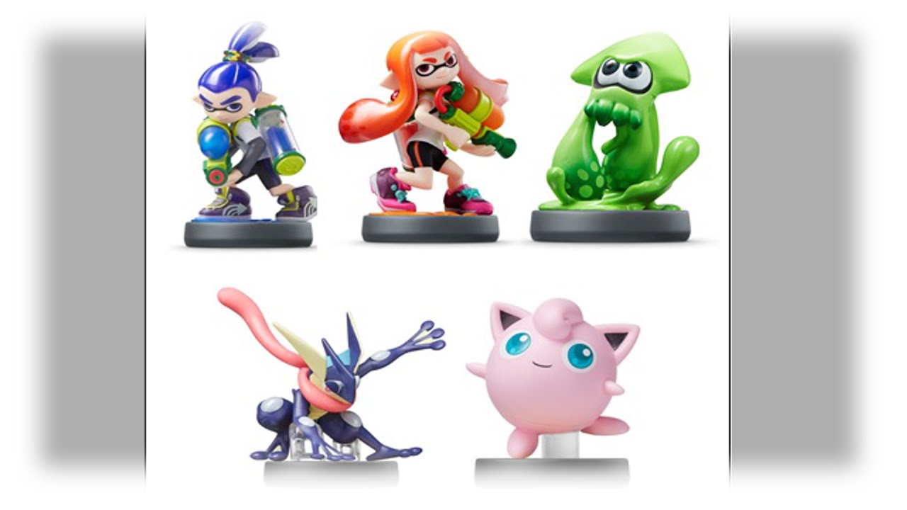 amiibo wave 5 amiibo quajutsu pummeluff splatoon amiibos youtube