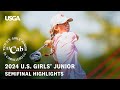 2024 U.S. Girls' Junior Highlights: Semifinal | Malixi vs Koo and Clemente vs Talley