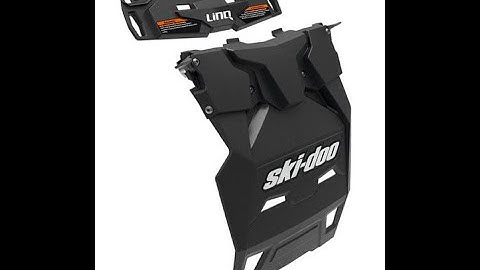 Skidoo removable snowflap WARNING LinQ Removable Snowflap Warning !
