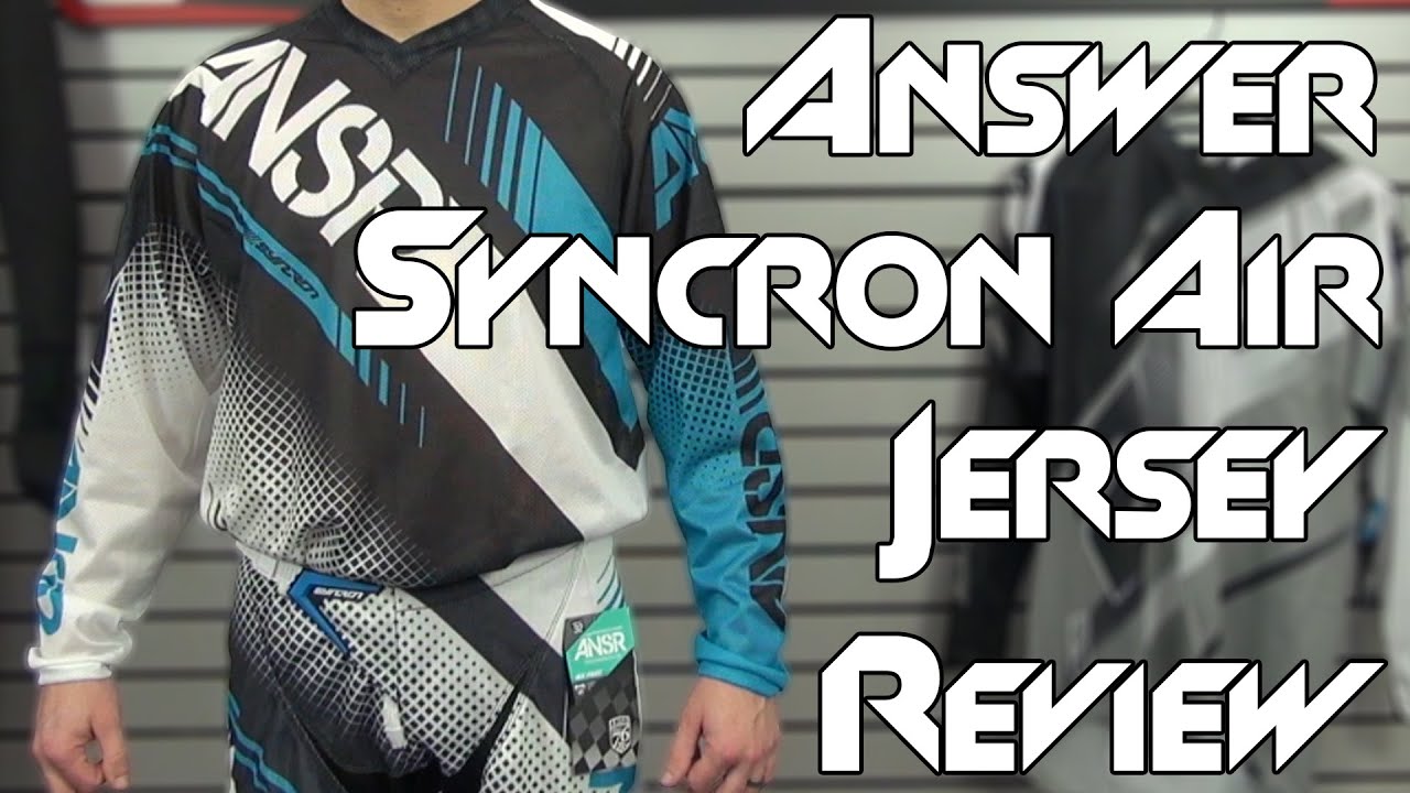 Answer Syncron Air Jersey Review from Sportbiketrackgear.com