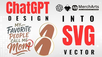 How Vectorize ChatGPT Designs with Free Software Inkscape - Create Canva Compatible SVG files