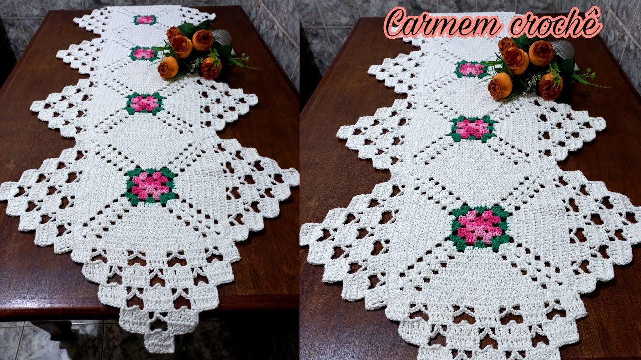 CAMINHO DE MESA SQUARE FÁCIL PASSO A PASSO COMPLETO .