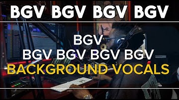 HOW DO YOU MIX YOUR BACKGROUND VOCALS