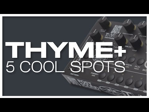 Bastl Instruments THYME+ 5 very nice spots (on piano, drums, mix, 303, clouds/monsoon)