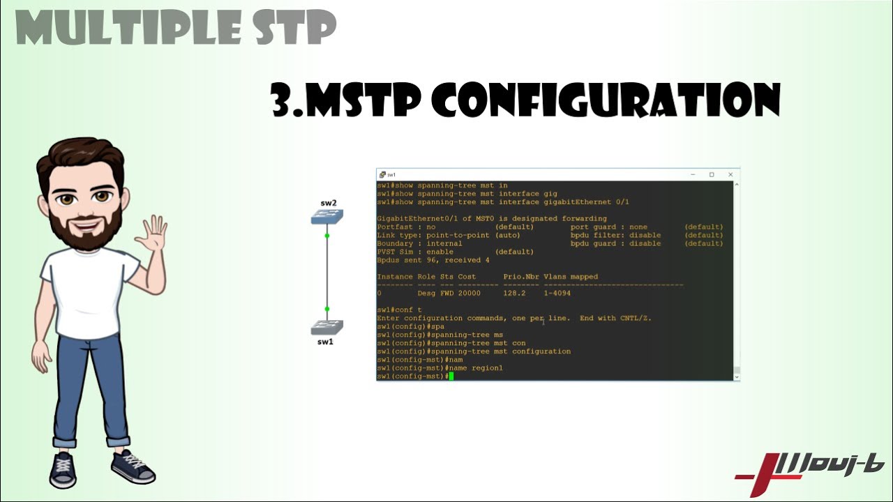 Multiple-STP 3.MSTP Configuration - YouTube