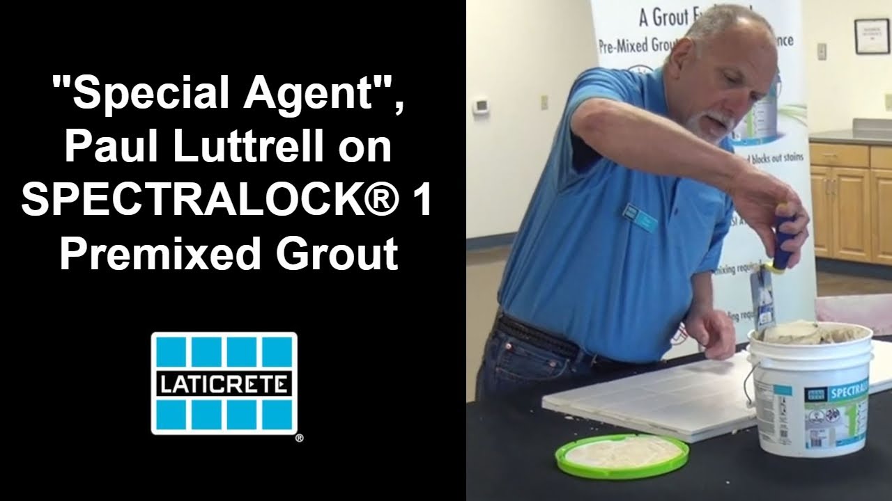 Special Agent, Paul Luttrell Takes SPECTRALOCK 1 Premixed Grout to the Movies