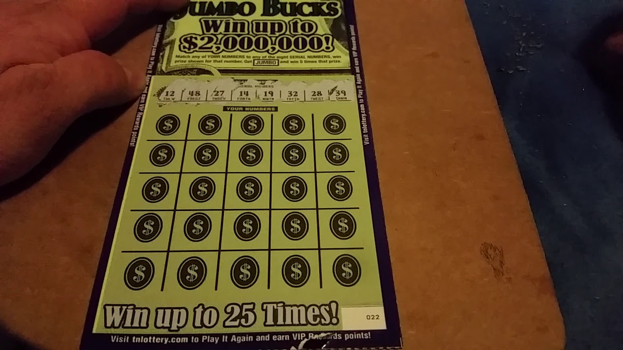 25 jumbo! Tennessee scratch off ticket ! YouTube