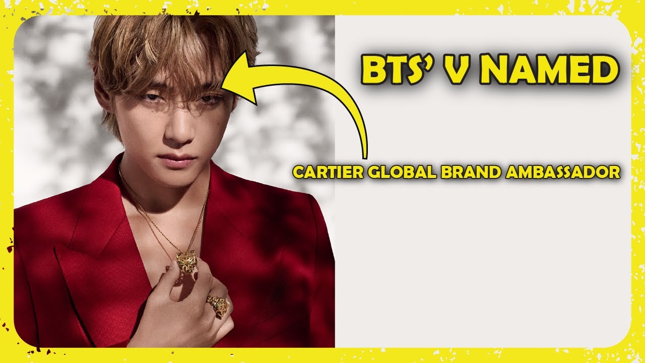 BTS' V Named Cartier Global Brand Ambassador, Face of Panthère Campaign 