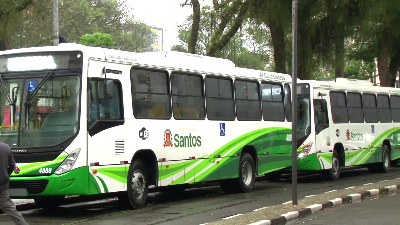 Resultado de imagem para onibus com ar condicionado em santos