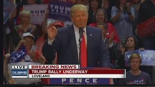 Trump speaks in Pueblo, Loveland