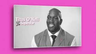 WWE Superstar Titus O'Neil supports Susan G. Komen