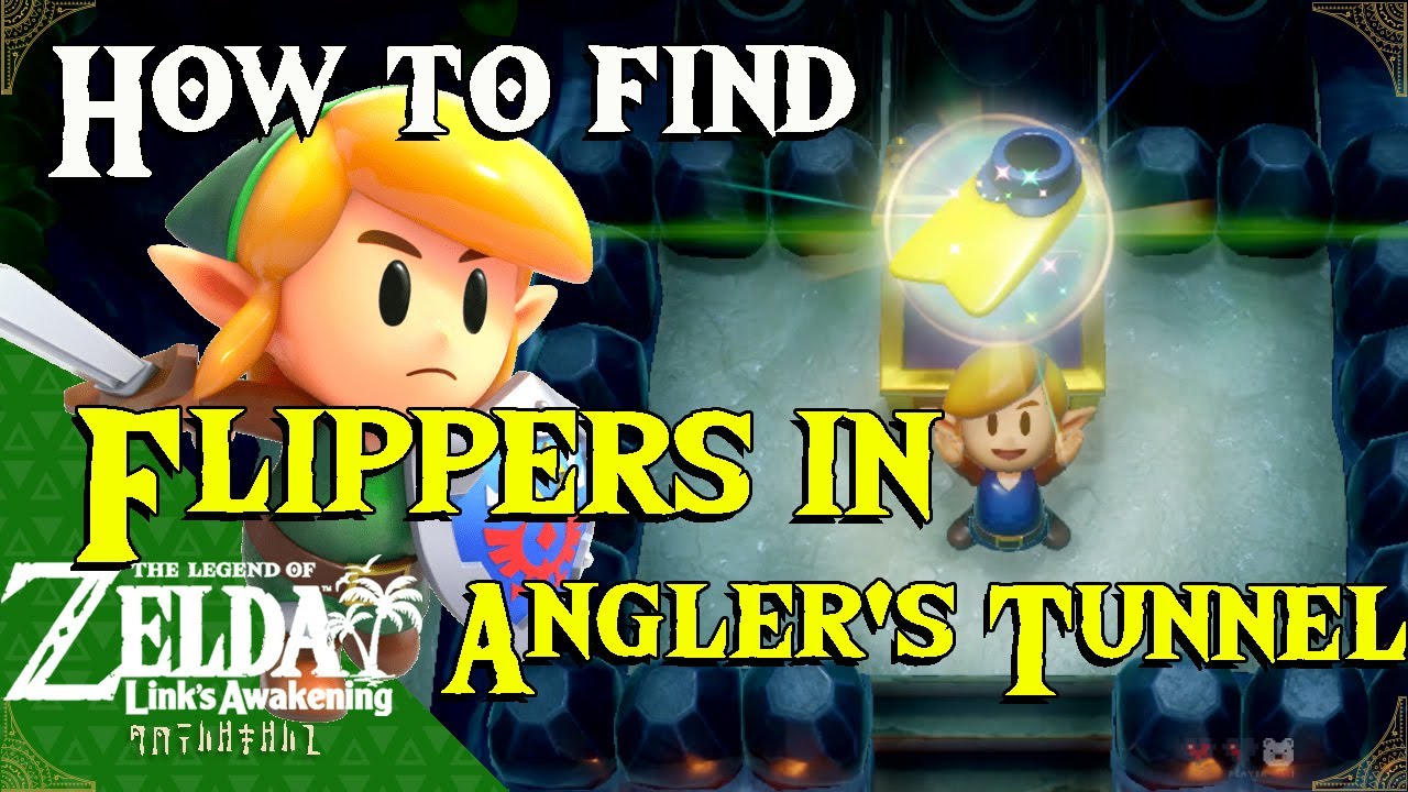 How to get Flippers in Angler's Tunnel in Link's Awakening YouTube