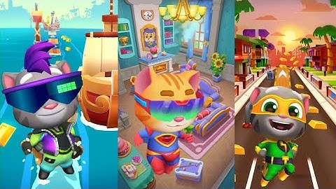 Talking Tom Gold Run Vs Talking Tom Time Rush Vs Running Pet | Pet Runner | Tom Runner | Cat Runner