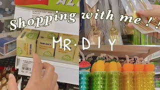 [ Vlog’ ]🌼 Shopping with me 🛒 in MR.DIY 🍁  #shopeithme #mrdiy