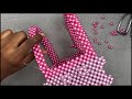 How to make a beaded bag tutorial part 4/ making bead bag handles // shrimps Antonia bag