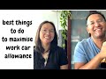 How to maximise work car allowance
