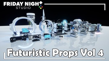 Ultimate Futuristic Props Bundle – Sci-Fi Pack Vol. 4