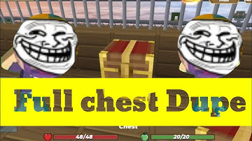 How to full chest dupe.Version 2.22.3 .Skyblock.Blockmango @RGBucketList@RealNotNever @GeroNaniBG