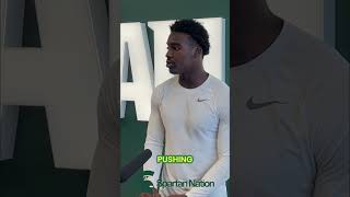 Michigan State Spartans WR Nick Marsh on Program Journey