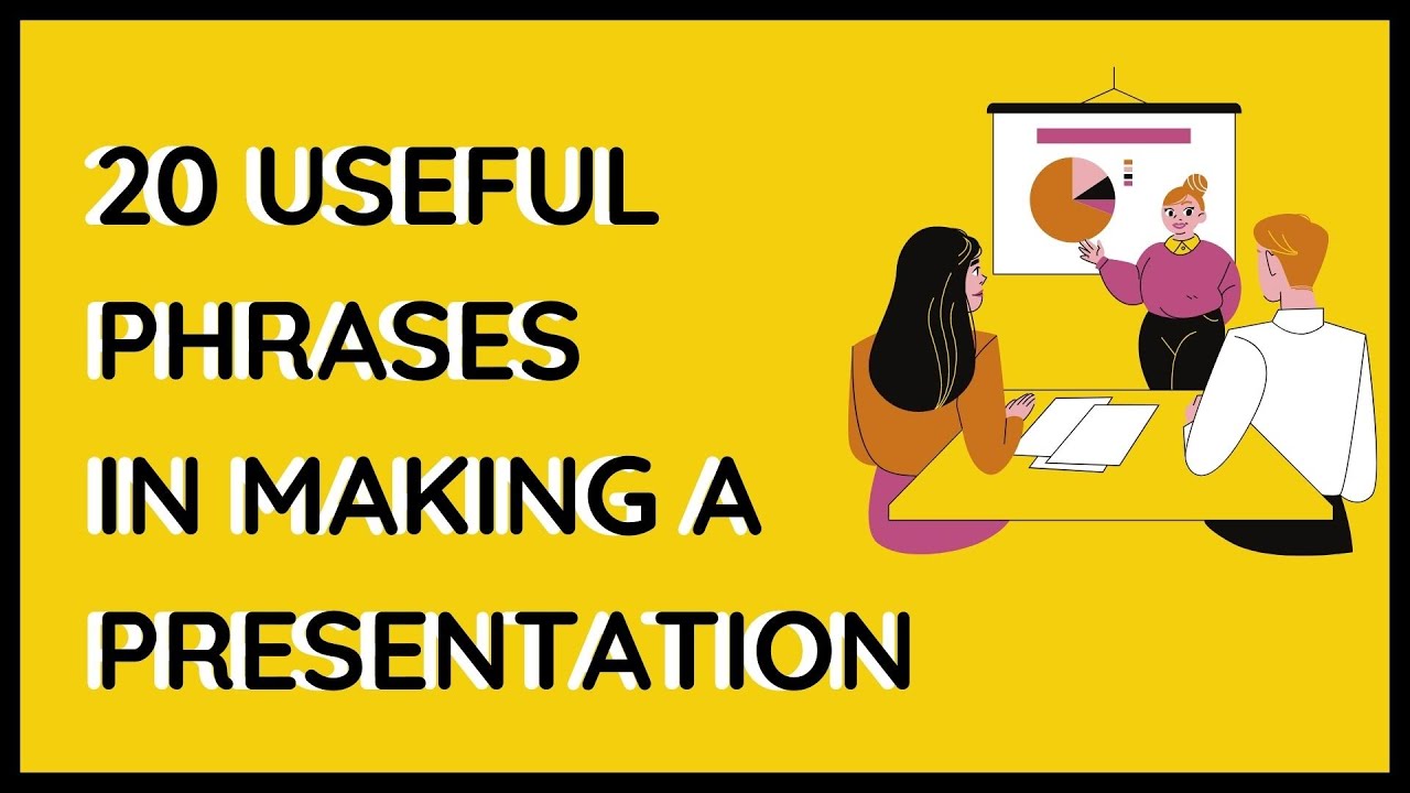 visual presentation phrases