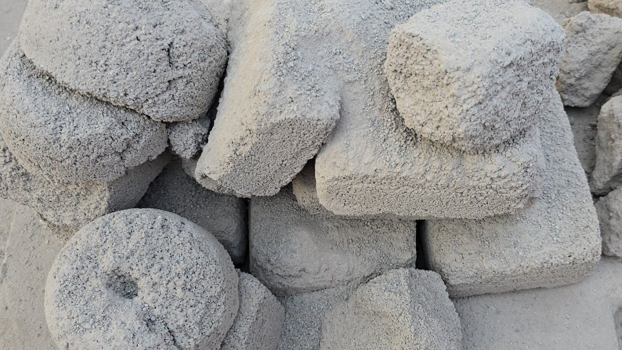 ASMR: New|| White Grainy Texture Dry Floor Clay Pot Crumbling #relaxingsounds #satisfying #asmr