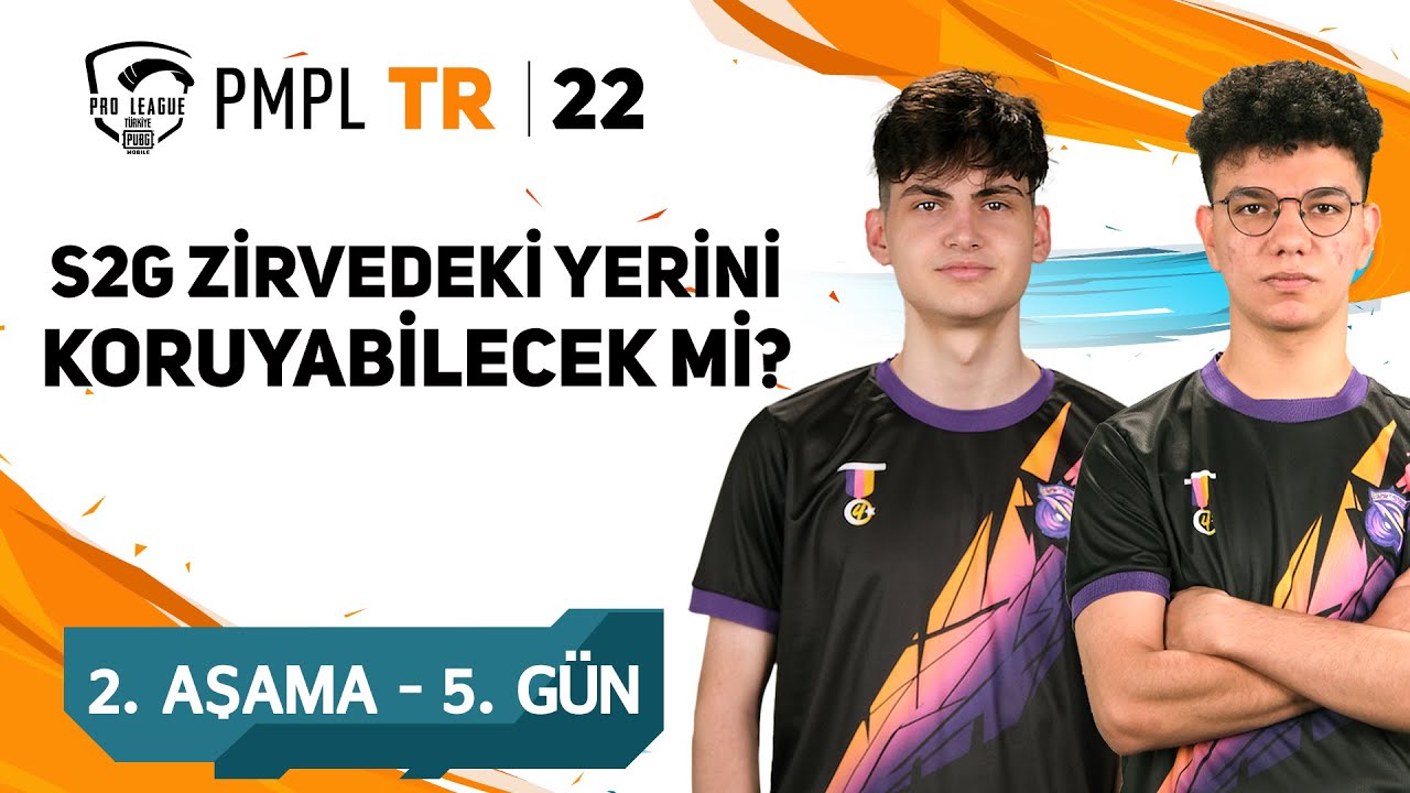 2022 PMPL Türkiye 2. Sezon 2. Aşama 5. Gün | Güz mevsimi | PUBG MOBILE Pro League