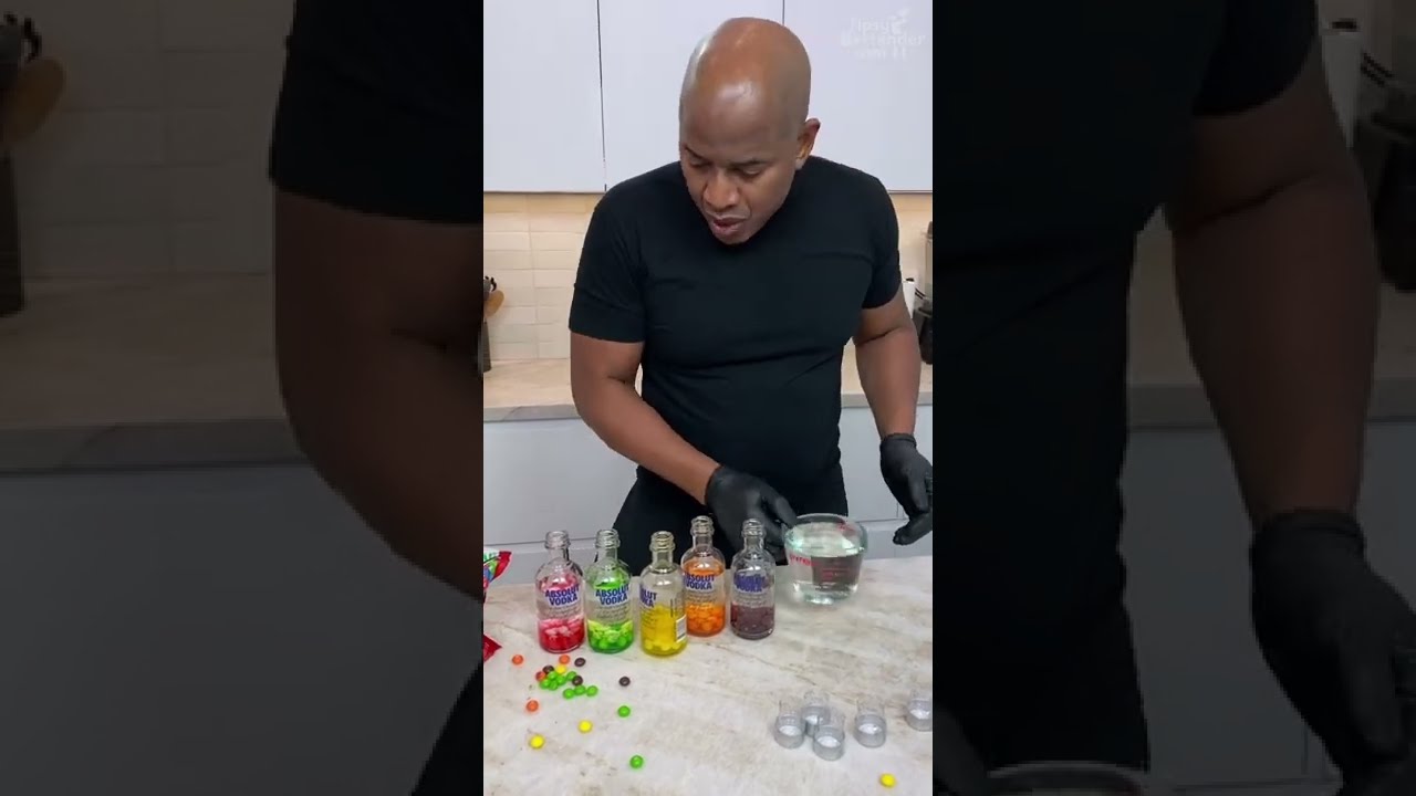 Skittles Vodka Bottles Shorts