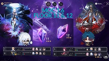 Clara E0 | Blade E0S1 | Jingliu E0S1 | 3 Stars | Honkai Star Rail 1.6 MOC 11 & 12