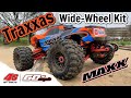 Traxxas Maxx RC Monster Truck with Wide Wheel Kit & Upgrades