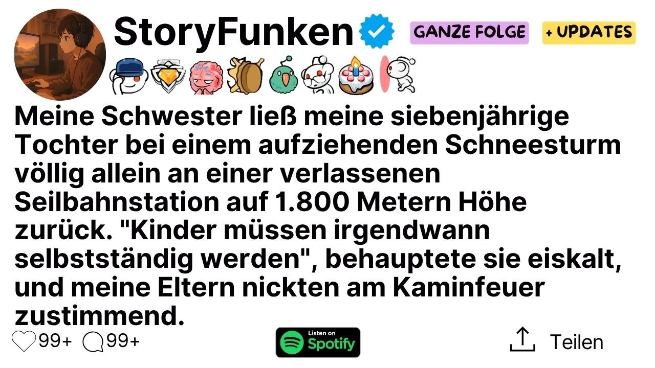 Eine Mutter, die ihr Kind beschützt, schreckt vor nichts zurück – selbst wenn sie dafür ihre eigene Familie zerstören muss. Nachdem meine Schwester meine siebenjährige Tochter bei minus acht Grad...
