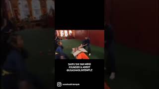 Shaolin Master speaks about the perception of pain.