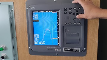 HOW TO INPUT DRAFT IN ECHO SOUNDER / JRC