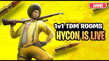 1V1 TDM  CUSTOM  ROOMS  LIVE STREAM Hycon Gaming