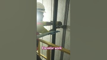Elevator rail Elaiment and breckt fickcing🔨🛠🔧 #sort #elevator #lift