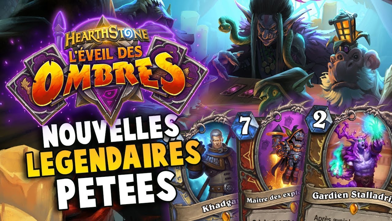 gaming logo NOUVELLES LÉGENDAIRES ABSOLUMENT DINGUES ! Nouvelle extension Hearthstone